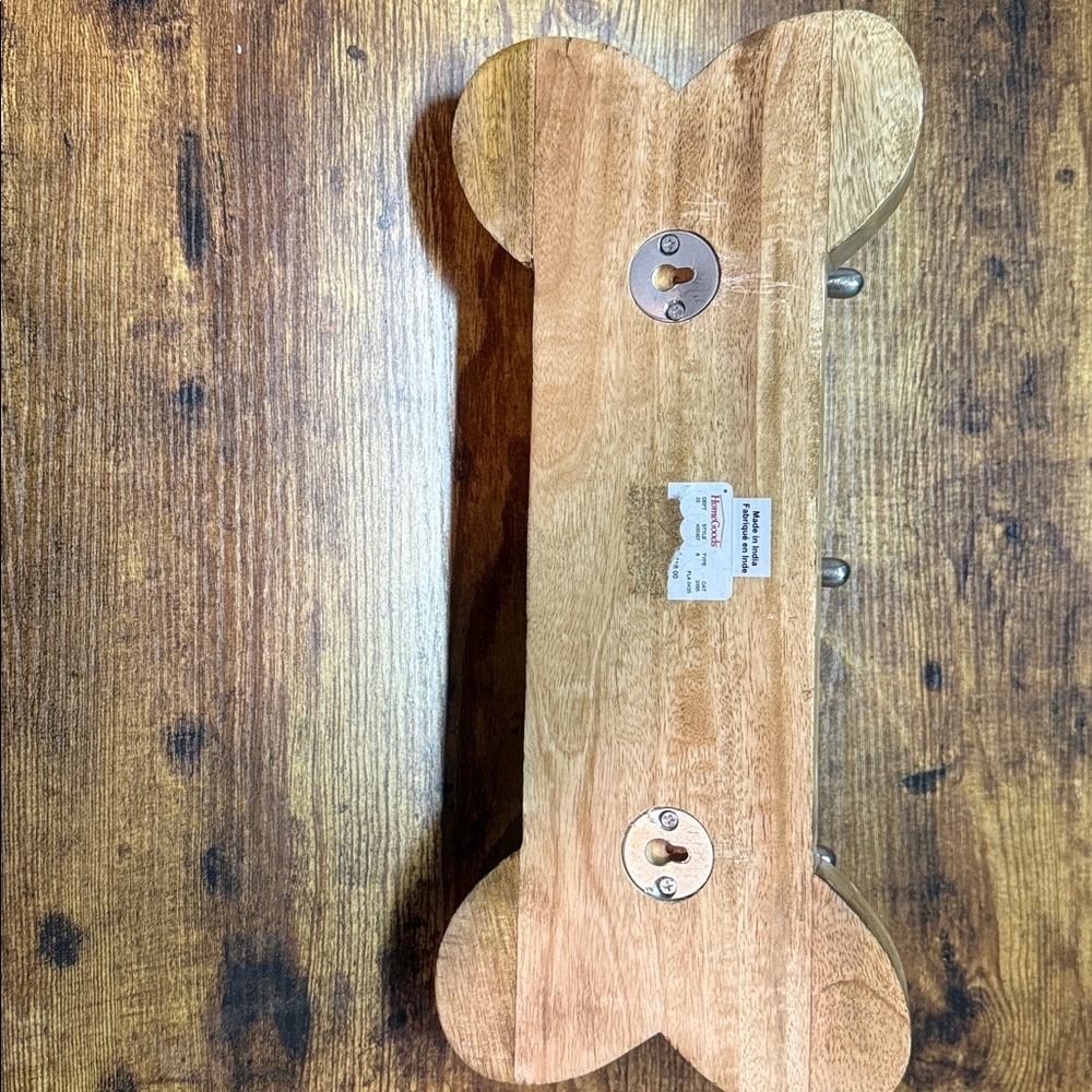 Key Coat Leash Hanging Rack 3 Hooks - Picture 5 of 5